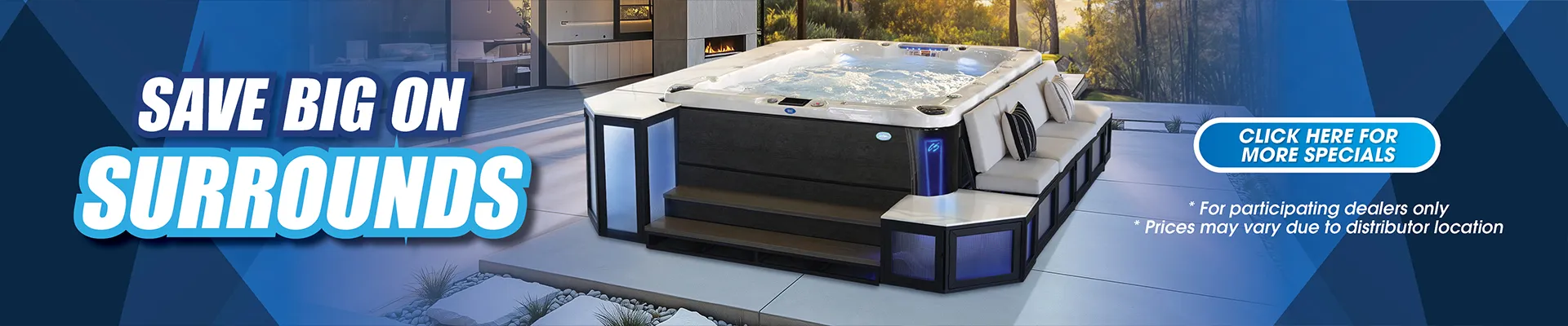 Calspas hot tub being used in a family setting - Portsmouth