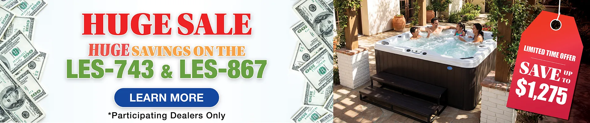 Calspas hot tub being used in a family setting - Portsmouth